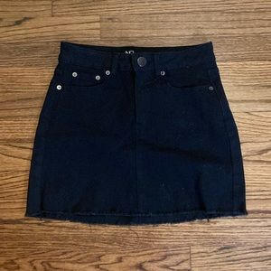 NOBO black jean skirt